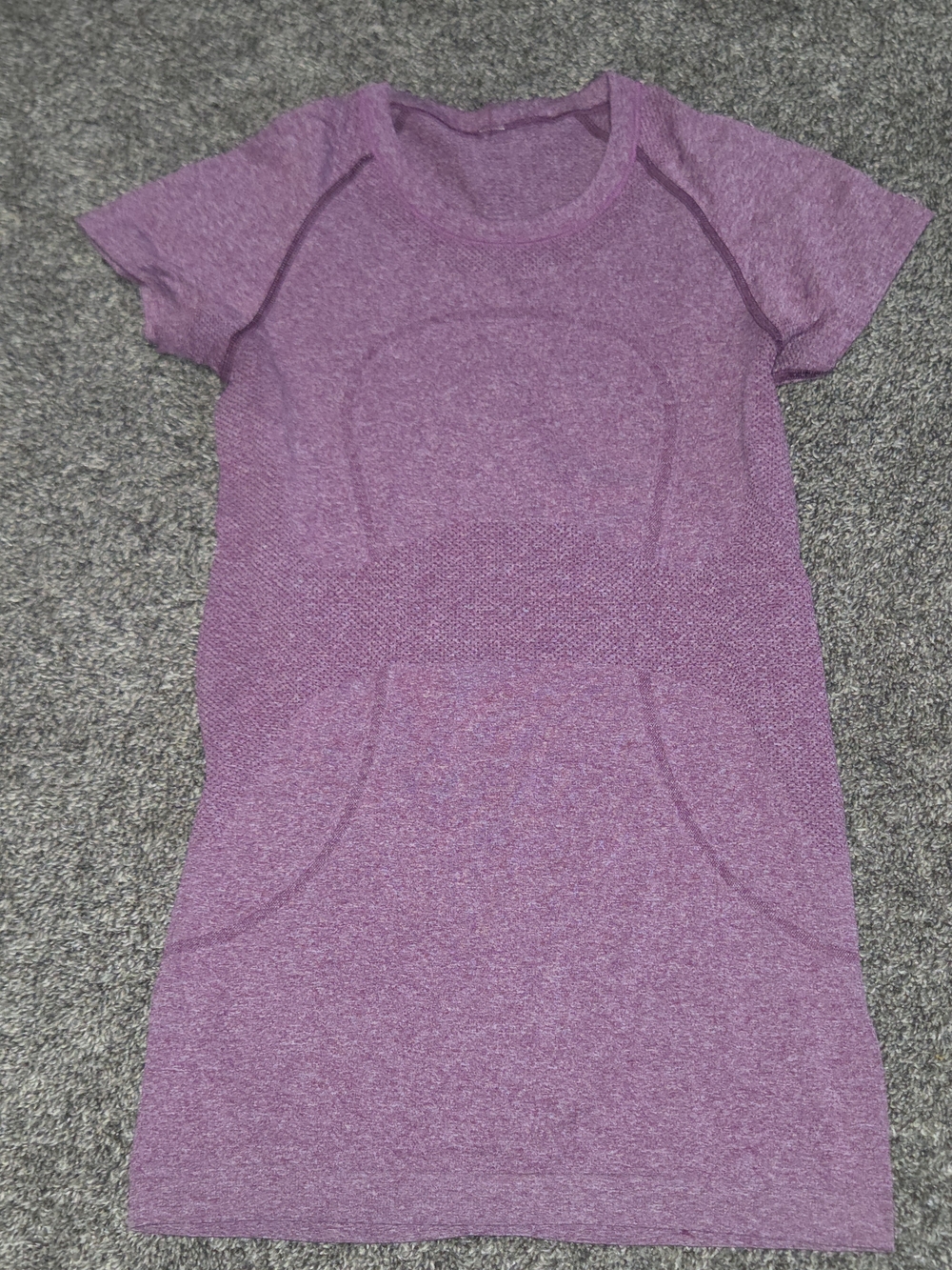 Lululemon Swiftly Tech 2.0 short sleeve shirt 4 heathered mauve purple
